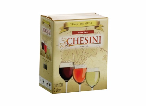Vinho Chesini Bordô Seco Bag in Box 3 l