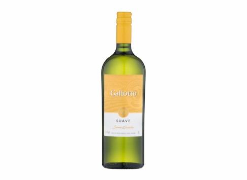 Vinho Galiotto Niágara Branco Suave 1 l