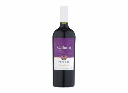 Vinho Galiotto Tinto Demi Sec 1 l